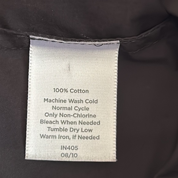 Talbots, Black, Collared, Fitted, Button Down Top, Size 8 - Picture 6 of 11